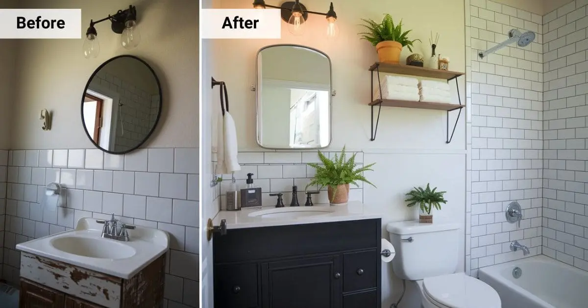 Budget-Friendly Bathroom Makeover