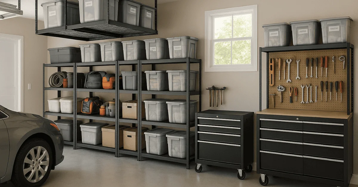 declutter the garage