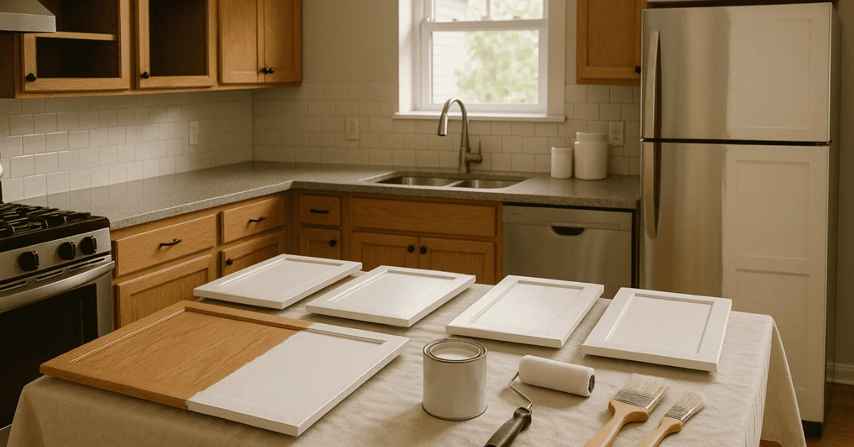 how to paint kitchen cabinets