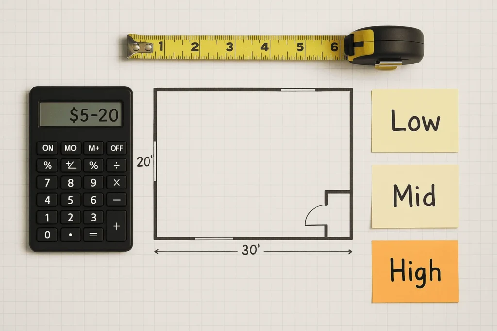 Average Interior Design Cost Per Square Foot