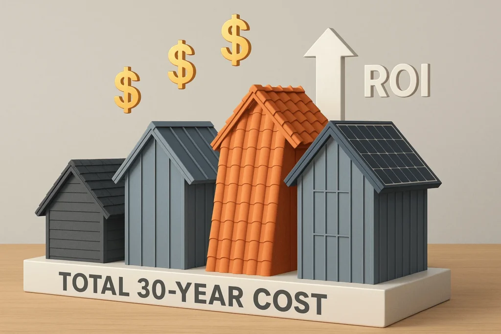 Lifecycle Cost Analysis and ROI by Roofing Material